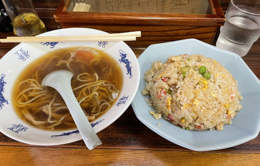 高龍軒のラーメンチャーハン