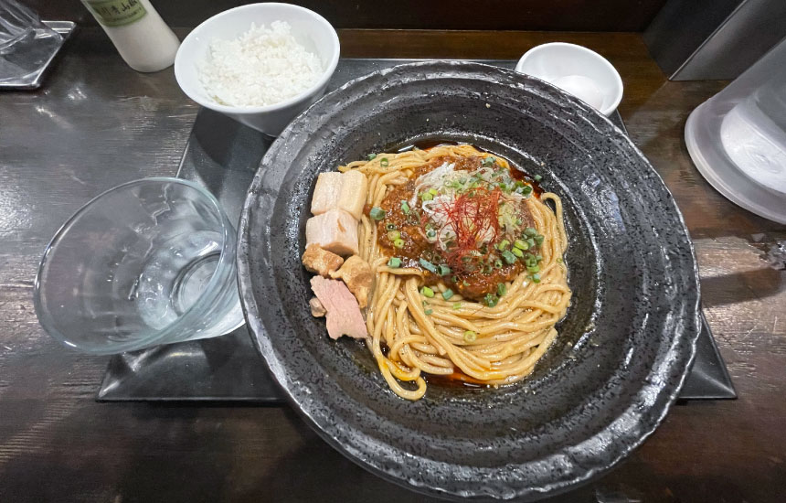 らぁ麺やまぐち辣式本店の麻婆まぜそば