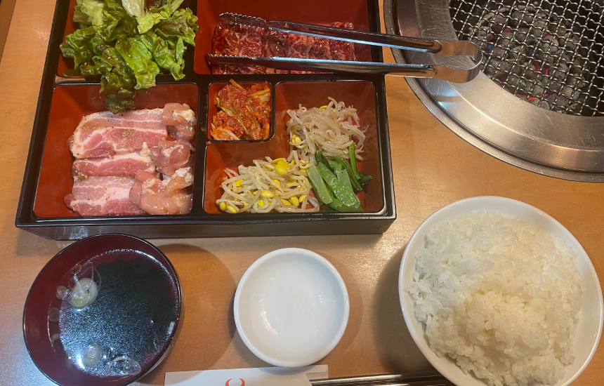 「焼肉三千里」亀戸店の満腹ランチ