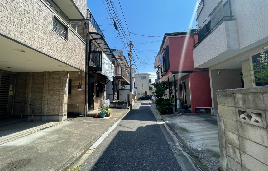 前面道路