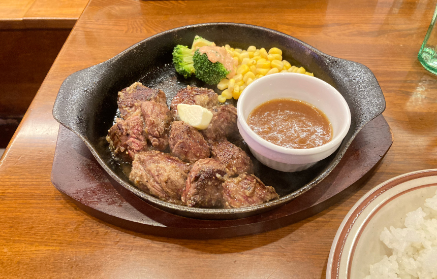 ヌーベルバーグのハラミステーキ