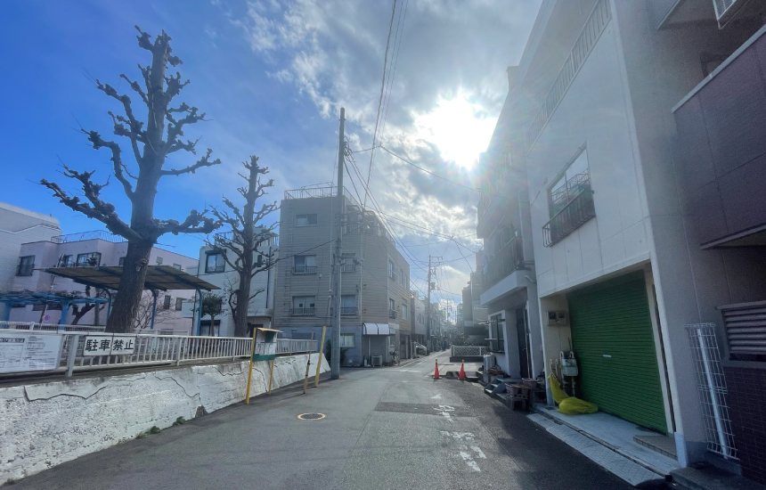 前面道路1