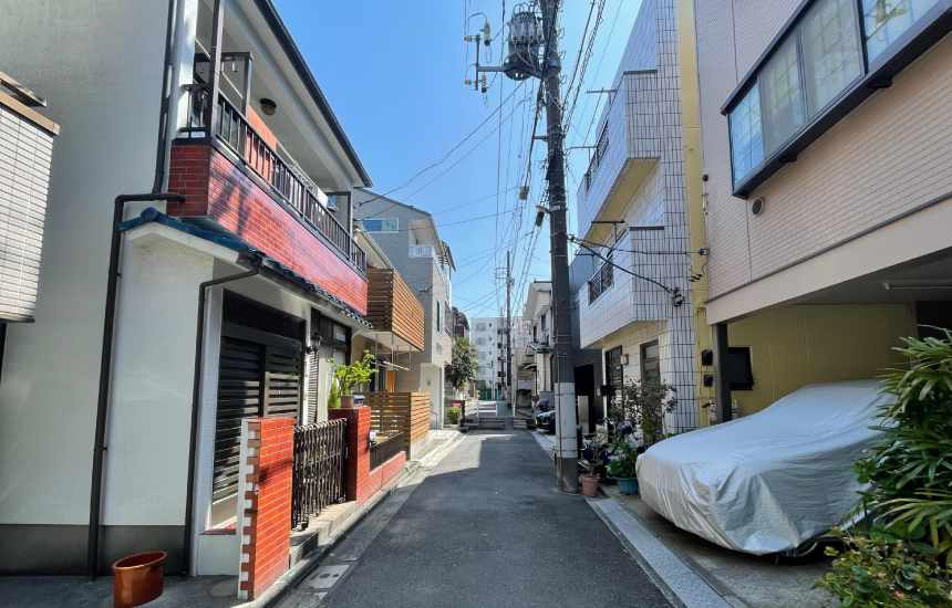 前面道路1